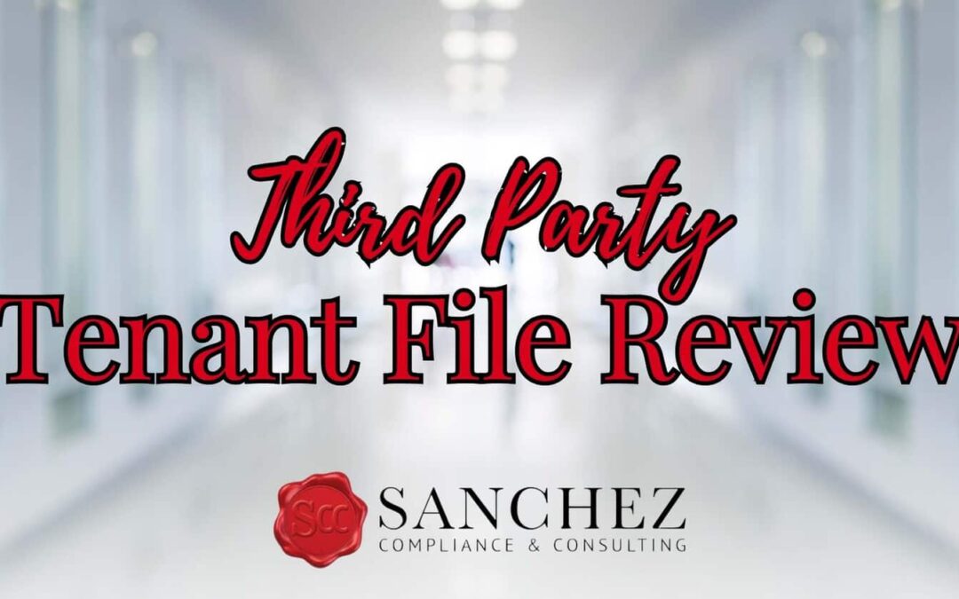 Third Party Tenant File Review for Low Income Compliance